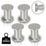 4x pieds de meuble pieds de meuble pied en aluminium diamètre 40 mm hauteur 100mm noir réglable en hauteur ... 4x pieds de meuble pieds de meuble pied en aluminium diamètre 40 mm hauteur 100mm noir réglable en hauteur ...