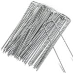 Lot de 50 - 1000 piquets de fixation, 2, 8mm, en acier galvanis pour bche, toile de paillage - 50pcs ...