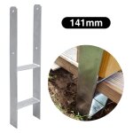 Swanew - 8x ancrage de poteau ancrage de poteau encastré clôture d'écurie longue durée support de carport ... Swanew - 8x ancrage de poteau ancrage de poteau encastré clôture d'écurie longue durée support de carport ...
