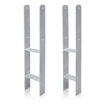 Ancre de poteau poutre en h poutre de poteau protection du bois poutre h - anker 600mm pied de poteau ...