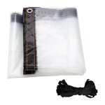 Bche transparente arme extrieur avec oeillets, bche en plastique pvc bche impermable transparente ...