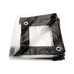 Bâche transparente avec oeillets exterieur plastique serre terrasse bâches de protection étanche pour ... Bâche transparente avec oeillets exterieur plastique serre terrasse bâches de protection étanche pour ...