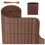 Swanew - canisse en pvc, brise - vue en pvc clôture d'intimité protection de visibilité résistant uv ... Swanew - canisse en pvc, brise - vue en pvc clôture d'intimité protection de visibilité résistant uv ...