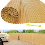 Swanew canisse en pvc à double face, brise vue pour jardin, balcon et terrasse, occultant clôture 90 ... Swanew canisse en pvc à double face, brise vue pour jardin, balcon et terrasse, occultant clôture 90 ...