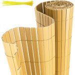 Swanew canisse en pvc pour le jardin, balcon cl�ture brise - vent, balcon ou terrasse double face, occultant ...