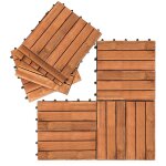 Swanew dalles terrasse caillebotis lot de 55 pcs, surface max. 5 m² - emboîtables carreaux bois d?acacia ... Swanew dalles terrasse caillebotis lot de 55 pcs, surface max. 5 m² - emboîtables carreaux bois d?acacia ...