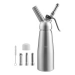 Swanew - distributeur de crème whipper siphon à chantilly professionnel aluminium en acier inoxydable ... Swanew - distributeur de crème whipper siphon à chantilly professionnel aluminium en acier inoxydable ...