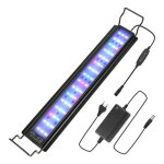 18w aquarium led avec minuterie coquillage décoration rvb étanche, 45 - 70cm - swanew 18w aquarium led avec minuterie coquillage décoration rvb étanche, 45 - 70cm - swanew