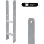 Swanew - einfeben ancrage en h support de poteau mini support de poteau sabot de poteau ancrage de poteau ...