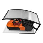 Garage pour tondeuse  gazon protection solaire robot de tonte toit capot de protection outils de jardinage ...