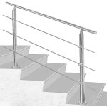 Garde - corps rampe d'escalier escalier acier inoxydable utilisable comme , parapet rambarde, balcon ... Garde - corps rampe d'escalier escalier acier inoxydable utilisable comme , parapet rambarde, balcon ...