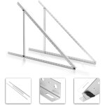 Kit de montage pour panneau solaire support de panneau solaire en aluminium 1040mm, support pour panneau ... Kit de montage pour panneau solaire support de panneau solaire en aluminium 1040mm, support pour panneau ...