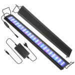 Swanew lampe aquarium led pour plante & poisson rampe d'éclairage 64 - 90 cm 28w mode nuit Swanew lampe aquarium led pour plante & poisson rampe d'éclairage 64 - 90 cm 28w mode nuit