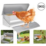 Mangeoire automatique pour poules - capacit : 5 kg - alimentation automatique pour volailles, poules, ...