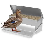 Swanew - mangeoire xl pour poules distributeur automatique  pdale en acier 5 kg