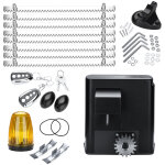 Swanew motorisation connect�e pour portail coulissant 600kg, moteur ip44 avec 2 t�l�commandes (280 w) ...