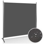 Swanew - paravent 360° séparation de pièce rabattable mur espagnol terrasse cloison 1 pièce anthracite ... Swanew - paravent 360° séparation de pièce rabattable mur espagnol terrasse cloison 1 pièce anthracite ...