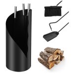 Swanew serviteur de cheminée moderne, ensemble 4 pièces avec tisonnier, cendre, balai & support, outils ... Swanew serviteur de cheminée moderne, ensemble 4 pièces avec tisonnier, cendre, balai & support, outils ...