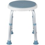 Vingo - swanew sige de douche rglable en hauteur tabouret de douche ergonomique pieds antidrapants ...