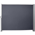 Swanew - store latral brise vue rtractable paravent extrieur pour balcon terrasse et jardin avec gris ...