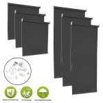 Store vertical store vertical rsistant aux uv protection contre le vent et brise - vue anthracite 180 ...