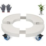 Swanew support � roulettes support de plante robuste avec roues, capacit� de 200 kg, support de pot de ...