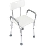 Swanew tabouret de douche chaise de douche tabouret de bain anti - d�rapant jusqu'� 136kg avec accoudoir ...