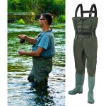 Swanew waders deniers nylon avec crochet poisson �tang de p�che pantalon imperm�able p�cheur �tang pantalon ...