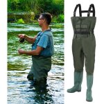 Swanew - waders deniers nylon avec crochet poisson tang de pche pantalon impermable pcheur tang ...