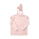 Sweat à capuche enfant 'plaid' 66cm rose Sweat à capuche enfant 'plaid' 66cm rose