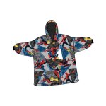 Sweat en polaire spiderman oversize multicolors - taille enfant
