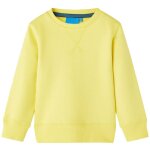 Sweat - shirt pour enfants jaune clair 116