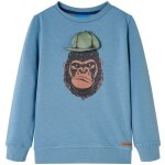 Sweatshirt pour enfants bleu moyen 116 Sweatshirt pour enfants bleu moyen 116