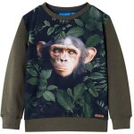 Sweatshirt pour enfants kaki 116