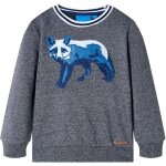Sweatshirt pour enfants mlange bleu marine 92