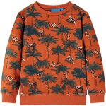 Sweatshirt pour enfants rouille clair 128