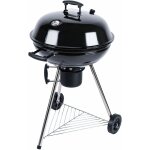 Sweeek - barbecue charbon de bois �57cm - georges - noir �maill�. barbecue avec a�rateurs. �maill�. fumoir. ...