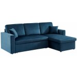 Sweeek - canapé d'angle convertible en velours - ida - 3 places. fauteuil d'angle réversible coffre rangement ... Sweeek - canapé d'angle convertible en velours - ida - 3 places. fauteuil d'angle réversible coffre rangement ...