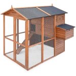 Poulailler en bois cotentine. 6  8 poules. cage  poule avec enclos