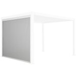 Sweeek - store blanc pour pergola bioclimatique ? triomphe ? 3m, aluminium et textil�ne