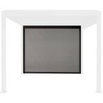 Store gris pour pergola bioclimatique ? triomphe ? 3m. aluminium et textilne