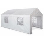 Tente de r�ception - burdigala 3x6m - blanc. connecteurs m�tal. tente de jardin id�ale pour r�ception. ...