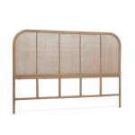 Sweeek - t�te de lit en rotin naturel et cannage. sumatra 160 cm