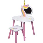 Sweet licorne coiffeuse avec miroir judy wild