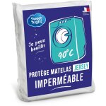 Sweetnight - protège matelas 140x190 cm alèse imperméable et micro respirante souple et silencieux lavable ... Sweetnight - protège matelas 140x190 cm alèse imperméable et micro respirante souple et silencieux lavable ...