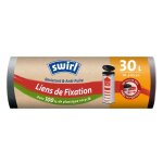 Swirl - sac poubelle  pdale avec sangle de fixation xl 30l 10 pices