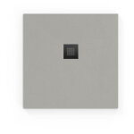 Swiss aqua technologies - alek receveur de douche carr 80x80cm avec siphon, en marbre coul, gris (satalek80q ...