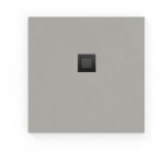 Swiss aqua technologies alek receveur de douche carr� 90x90cm avec siphon, en marbre coul�, gris (satalek90qs ...