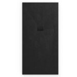 Swiss aqua technologies - b - way receveur rectangulaire 160x90cm avec siphon, en marbre coul, noir ...