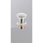 Swiss aqua technologies ? bonde de lavabo � �coulement libre 5 / 4' pzatkawhm ? inox blanc mat ? pour ...